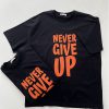 تیشرت never give up
