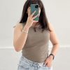 کراپ تاپ کبریتی ساده ۱