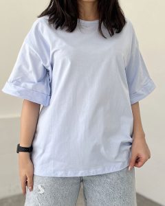 تیشرت باکسی آستین پاکتی کد 20