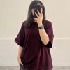 تیشرت باکسی آستین پاکتی کد 20