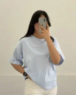 تیشرت بیسیک باکسی کد 108