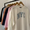 تیشرت NYC مدل جین‌دوزی کد 131