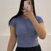 تیشرت کبریتی ملانژ کد 187